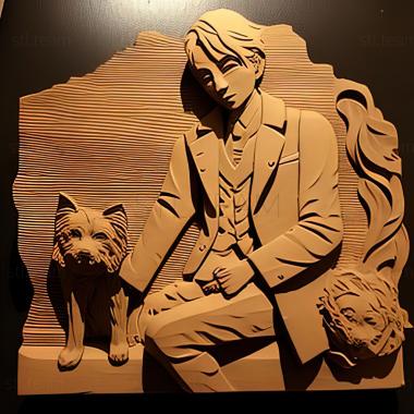 3D модель Нацуме Сосекі з Bungo Stray Dogs (STL)